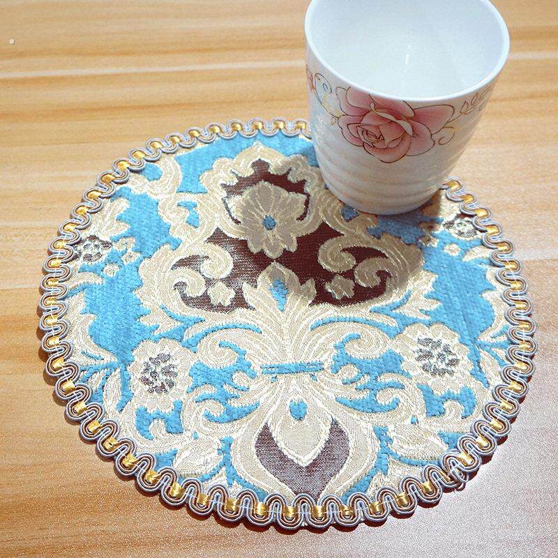 欧式餐桌垫子桌面垫隔热垫餐桌垫防烫茶几垫餐垫防滑椭圆形可定制