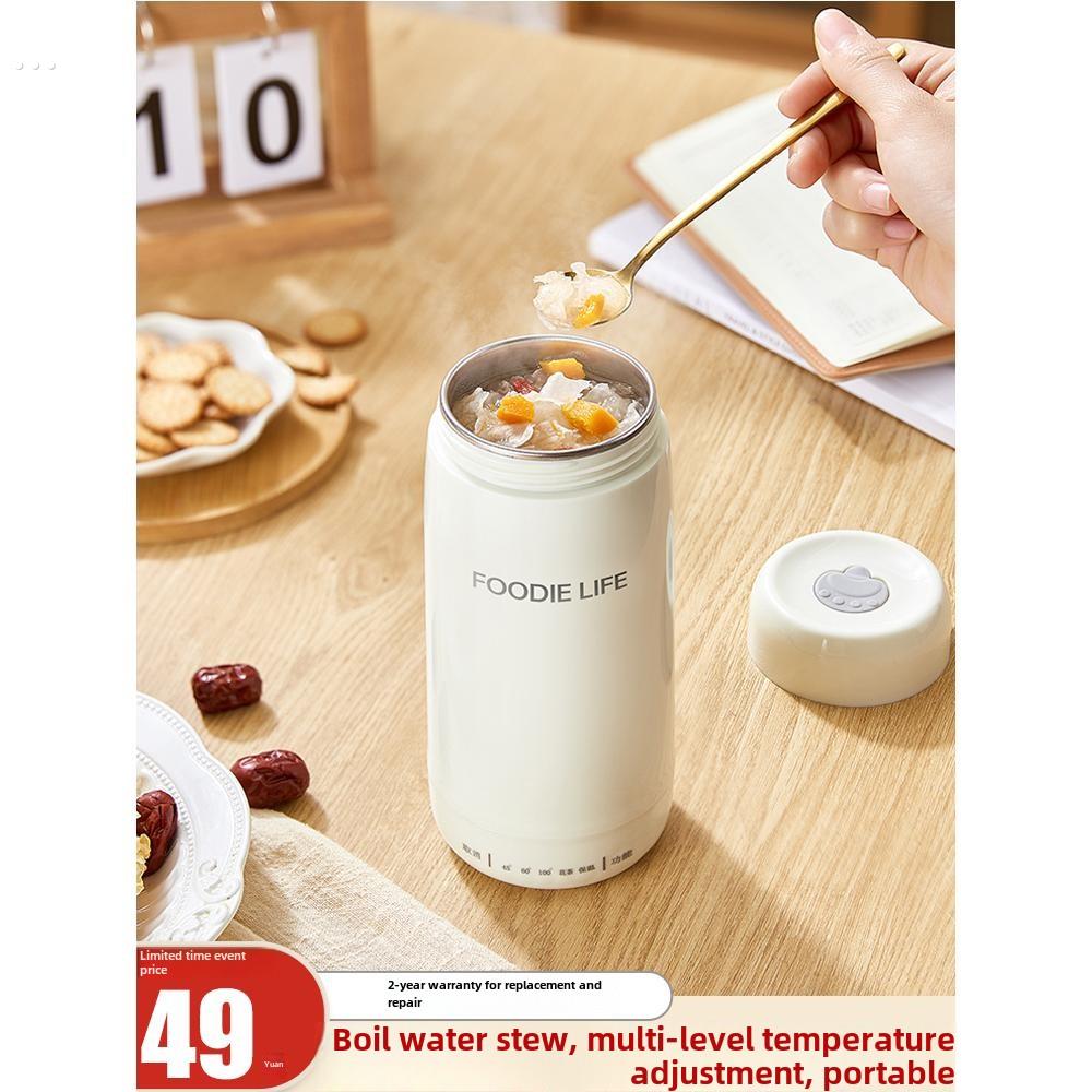 便携烧水保温杯旅行小型迷你04电热养生杯电炖杯电煮杯煮粥神器