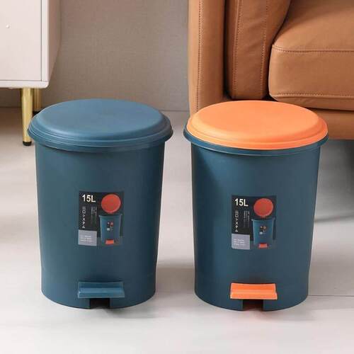 垃圾桶家用厨房大号脚踏式带盖脚踩厕所卫生间客厅卧室拉圾筒纸篓