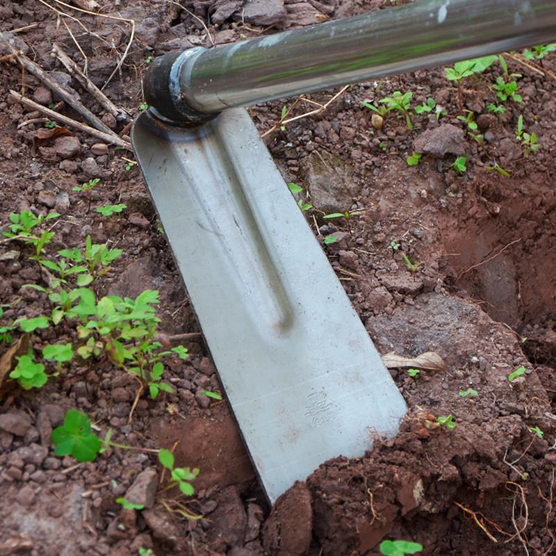 热销锄头种菜农具园艺工具锻打铁柄长柄锰钢锄种菜翻地挖笋开荒