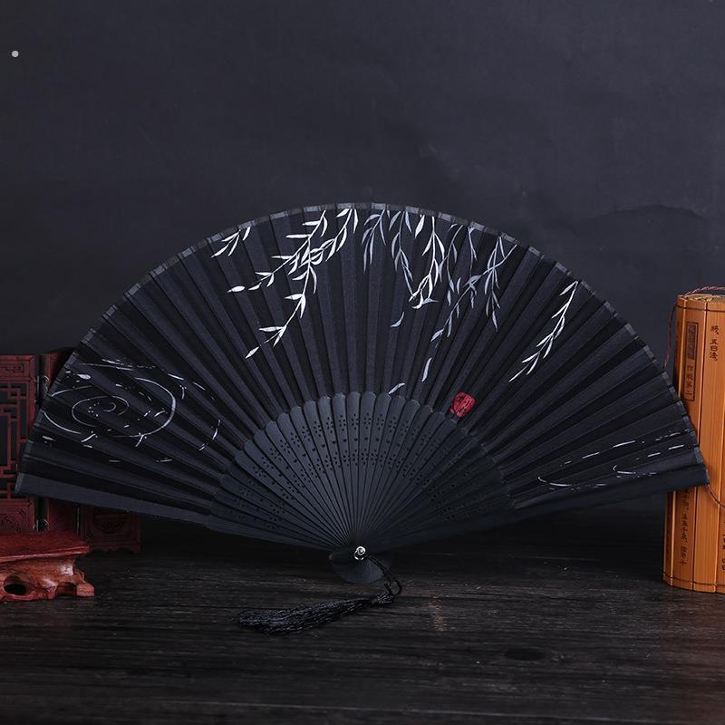 中国风礼品竹扇子日式和风扇舞蹈道具扇