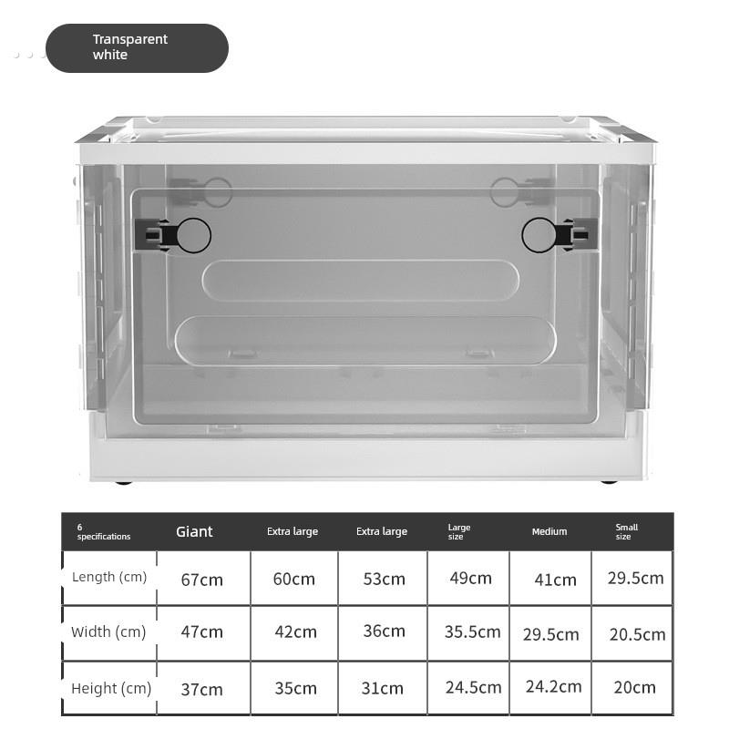 透明透气超大亚克力宠物箱仓鼠笼子便携外带笼收纳箱收纳盒豪华