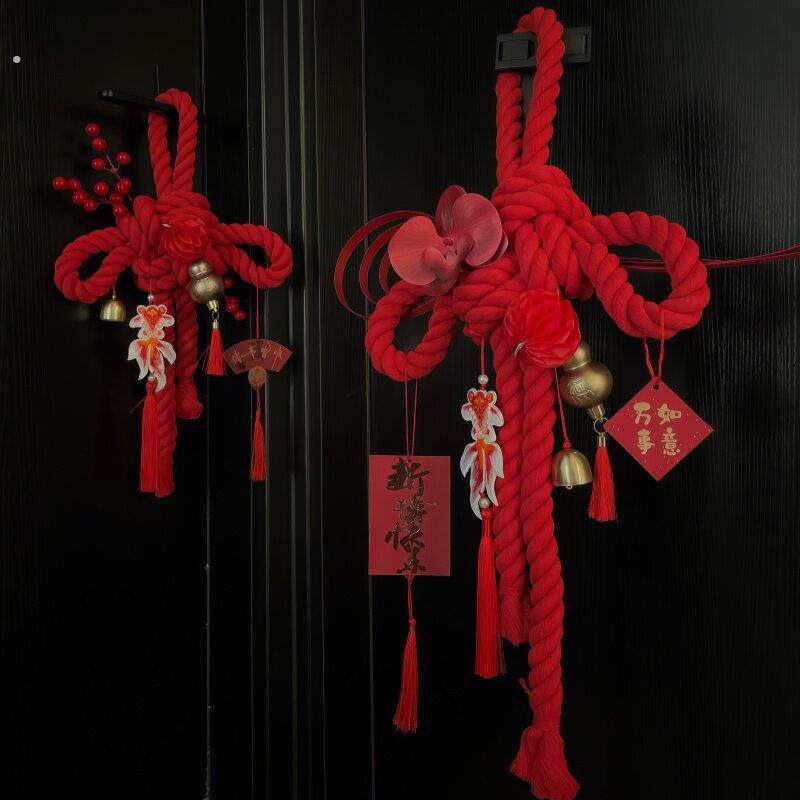 中国结福字挂件小红书爆款结婚喜庆场景布置万字结挂饰过年春节