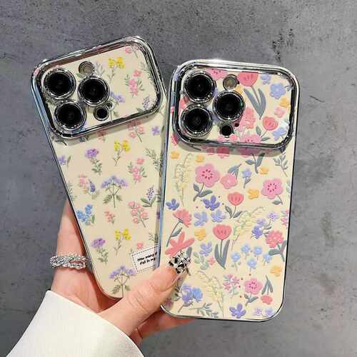 满屏花花适用苹果14手机壳iPhone13新款12/11/XR/xs/x全包7/8PLUS