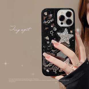 甜酷立体星星iPhone17苹果手机壳13滴胶X/8辣妹16/11适用18promax