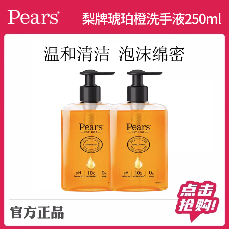 梨牌抑菌洗手液家用小瓶250ml