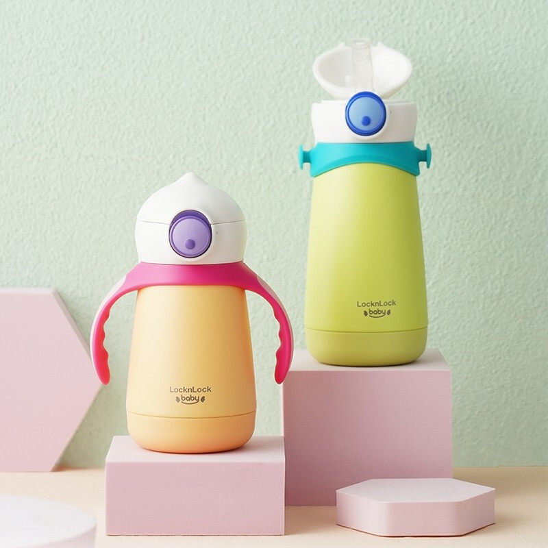 乐扣乐扣大眼儿童保温杯316L不锈钢带吸管水壶幼儿园宝宝喝水杯子,餐饮具,保冷/保温杯,淘宝优惠券,粉丝福利购,淘宝优惠卷