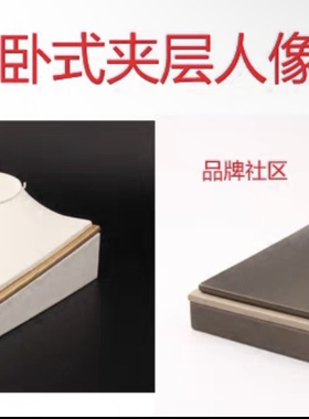 珠宝首饰展示道具玉器项链展示托吊坠挂件座卧式人像颈模新款