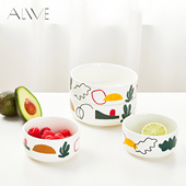 Alive绿洲系列 陶瓷碗饭碗汤碗面碗耐高温家用创意分餐碗乔迁礼物