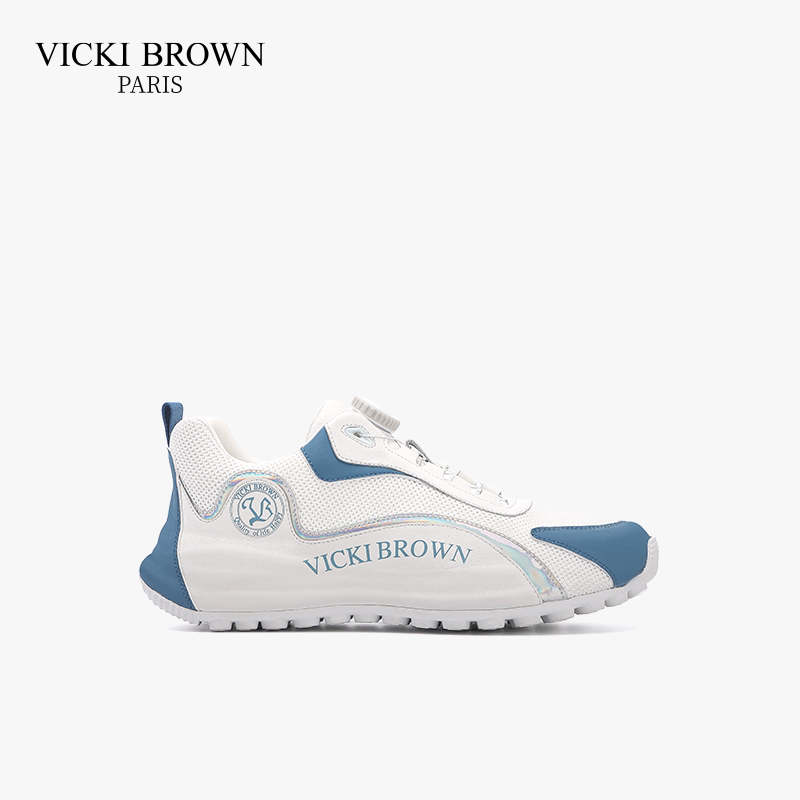 VICKI BROWN休闲风网面运动鞋男透气跑步鞋百搭潮鞋
