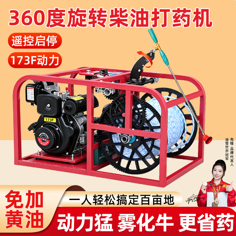 173F柴油打药机免黄油高压喷药机