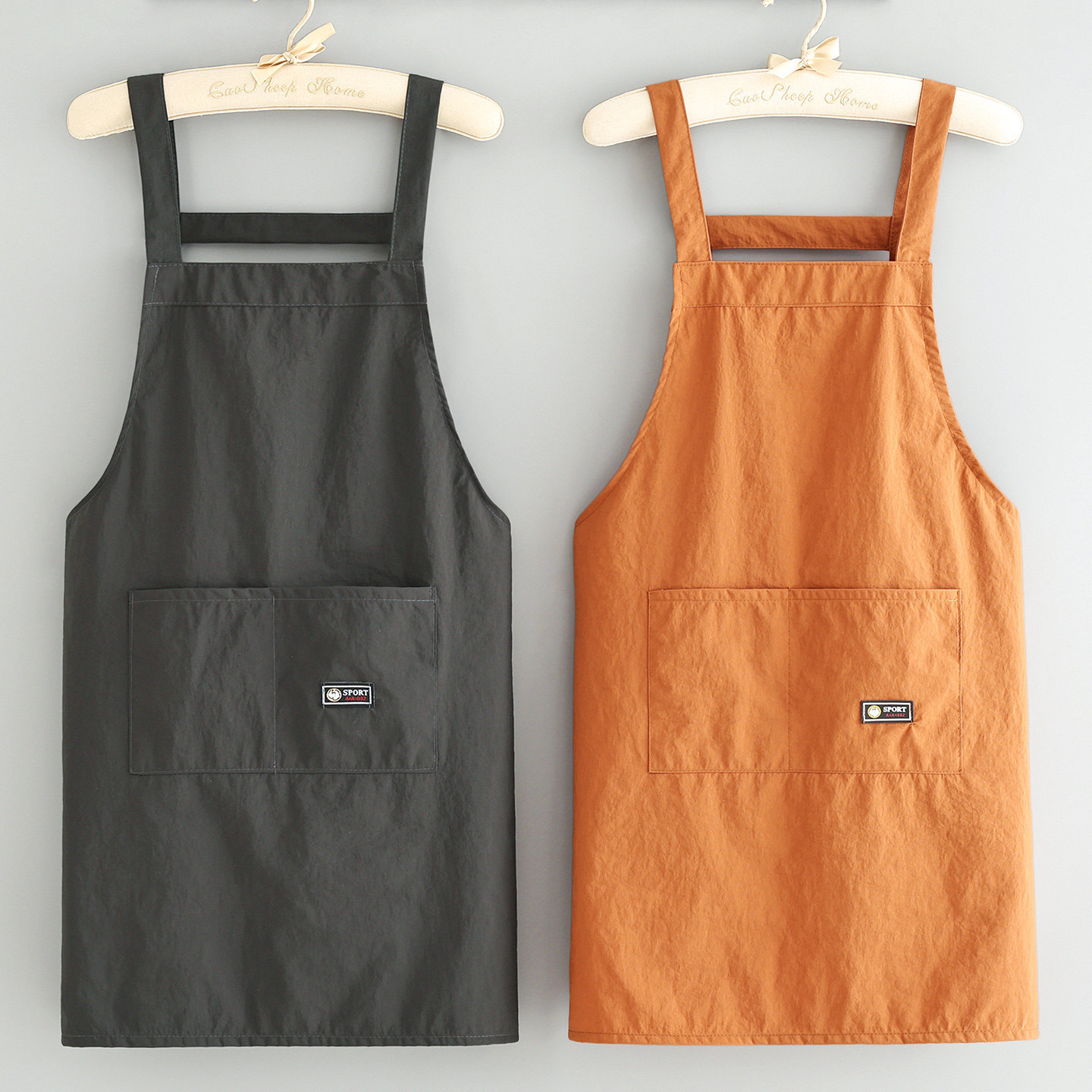 家用厨房防泼水围裙新款防污做饭