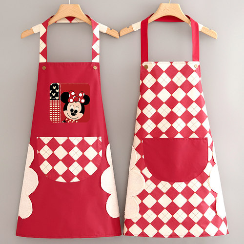 浩瑾pvc时尚防水防油菱格围裙