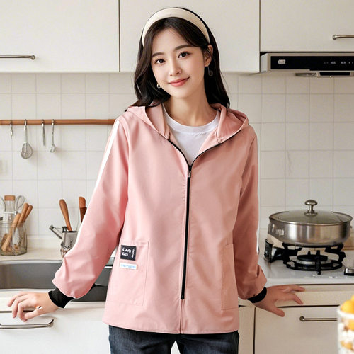 家用厨房外穿罩衣防水防污春秋