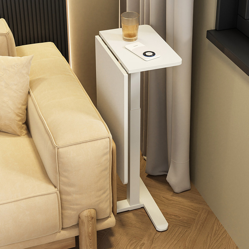 沙发边桌折叠桌电脑桌家用办公书桌书桌气动升降床边桌子可移动