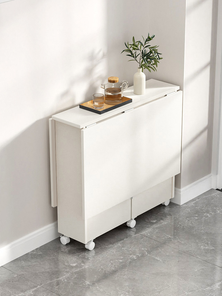 家用折叠桌小户型简易收纳餐桌客厅桌子多功能移动饭桌可折叠餐桌