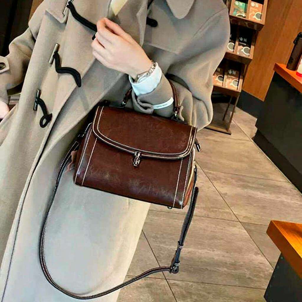 女款包包新款洋气牛皮女包小众高