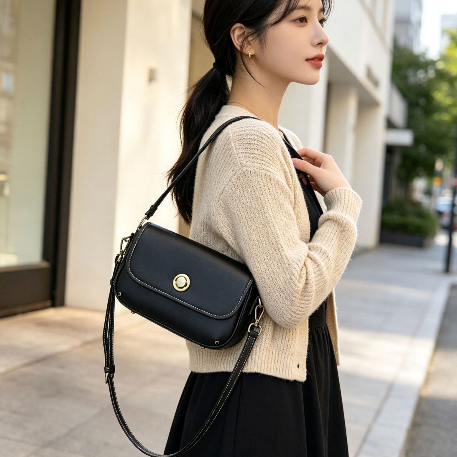 2026年新款多用小方包女圆形小