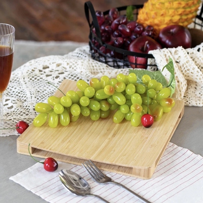 竹制平方托盘厨房客厅收纳茶盘