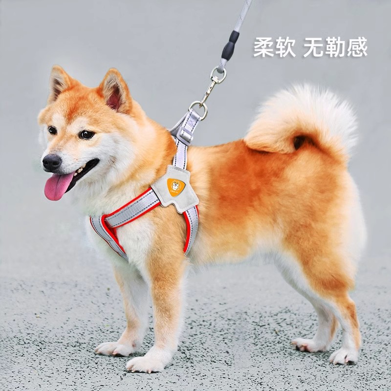 狗狗牵引绳背心式宠物胸
