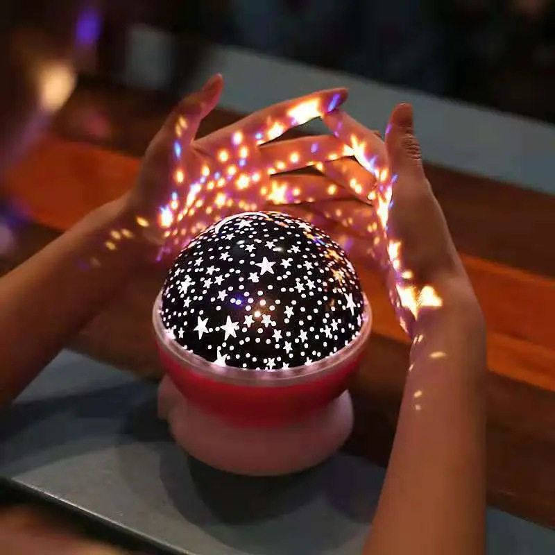 旋转星空投影圣诞节礼品
