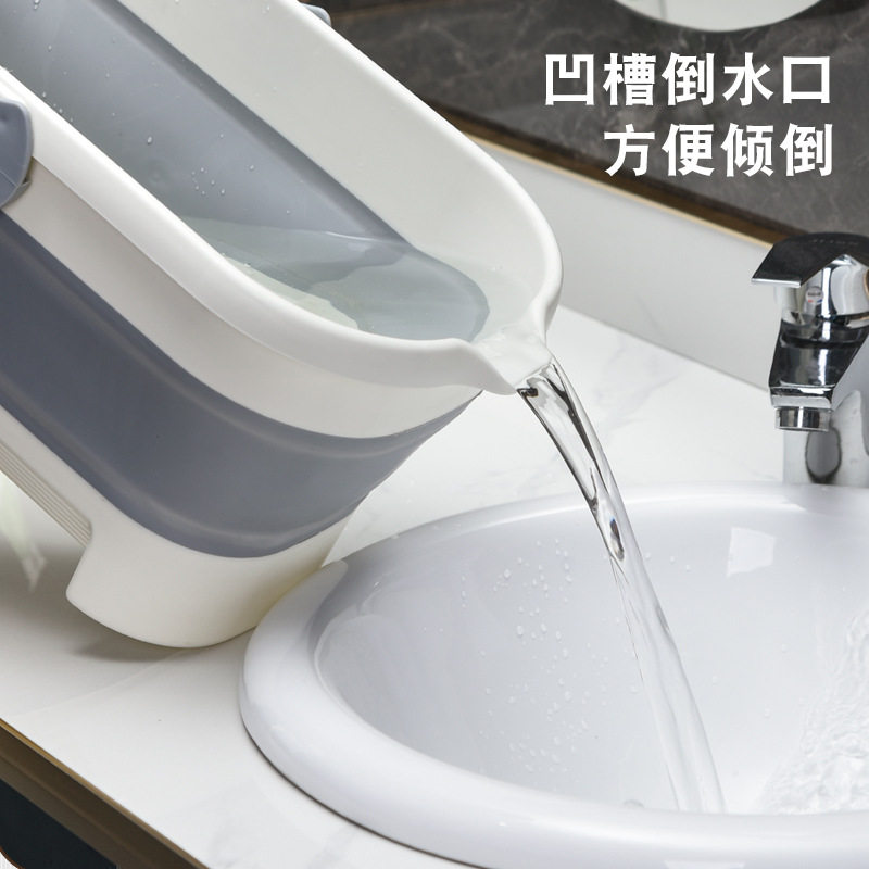 折叠拖把桶便携式长方形