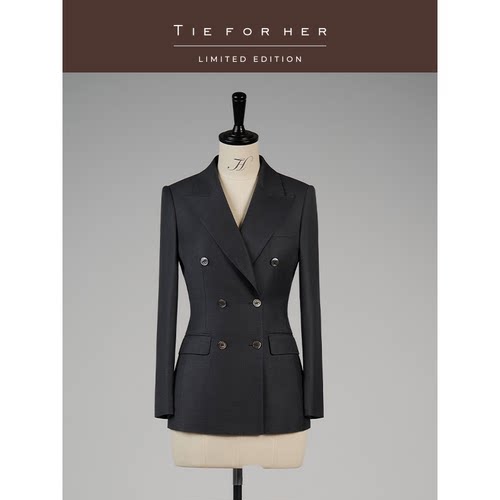 TieForHer LTD全球限定 Loro Piana面料7070深灰系列（不退不换）