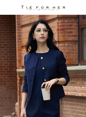 TieForHer GABRI创始系列 春夏短外套女高智感通勤百搭西装外套