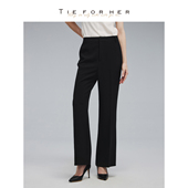 TieForHer 子 梨形百搭裤 Ecole7日神裤 醋酸舒适垂感通勤直筒西裤