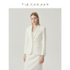 奶昔白优雅职业通勤西装 TieForHer Boston女议员 外套上衣女士