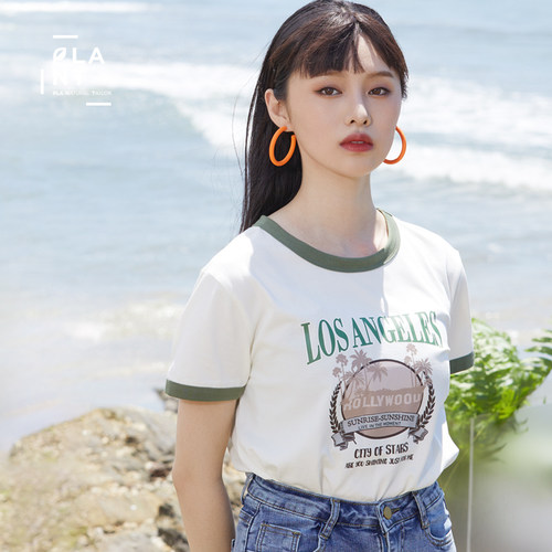 短袖2024年夏季新款棉盖丝高级感
