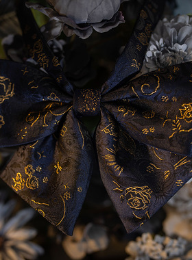 【月色星象】JK/DK小物定位金线提花织金领结【蝶影花语】现货