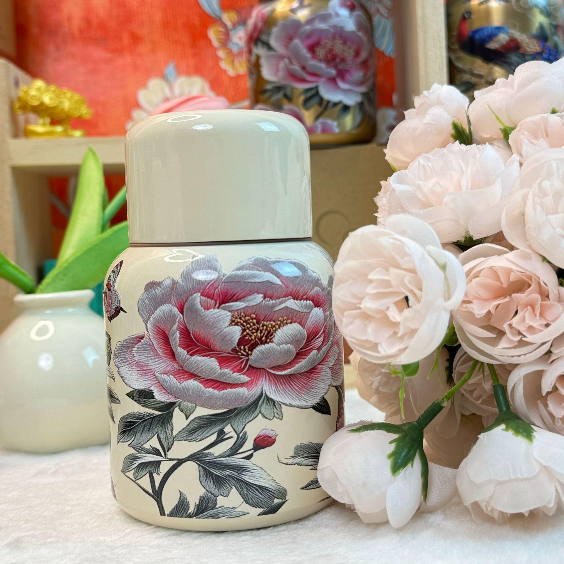 茶杯日本礼品杯女生儿童小毫升保温杯可爱年会时尚杯子学校家用