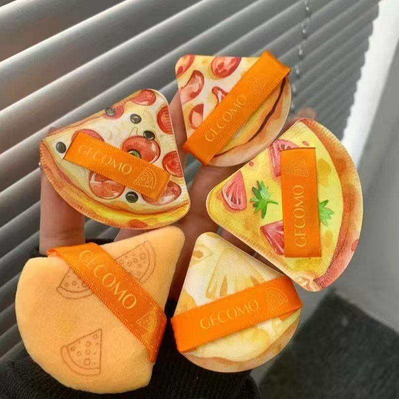 可爱与实用并存!披萨粉扑套盒干 干湿两用持妆海绵粉底气垫不吃粉,家庭/个人清洁工具,面扑/粉扑,淘宝优惠券,粉丝福利购,淘宝优惠卷