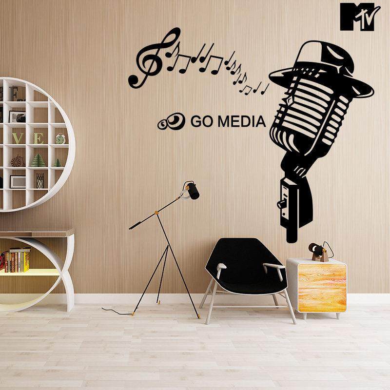 乐器墙贴纸音乐教室布置幼儿园培训琴行学校装饰贴画音符乐器贴纸,家居饰品,软装墙贴,淘宝优惠券,粉丝福利购,淘宝优惠卷