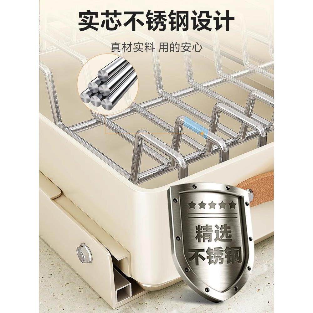 抽屉内置不锈钢拉篮台面置物架橱柜内抽屉式diy碗盘拉篮置物架子,厨房/烹饪用具,碗架,淘宝优惠券,粉丝福利购,淘宝优惠卷