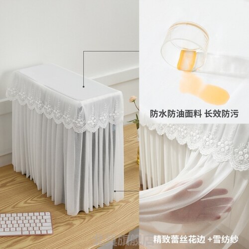 台式电脑主机防尘罩散热蕾丝透气全包打印机k歌音响音箱机箱新款