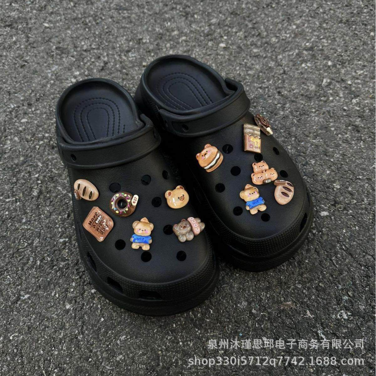 洞洞鞋配饰鞋花鞋扣diy小熊面包小红书同款可爱卡通花园,服饰配件/皮带/帽子/围巾,鞋扣,淘宝优惠券,粉丝福利购,淘宝优惠卷