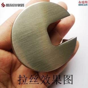 电脑金属锌合金穿线孔办公桌电脑桌书桌45mm盖板线孔盖40孔盖35