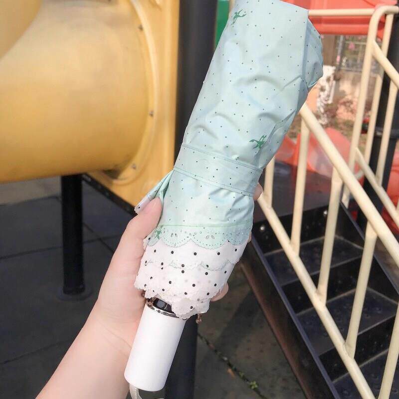 花缘梓蕾丝花边雨伞全自动遮阳伞晴雨两用太阳伞防晒防紫外线女生