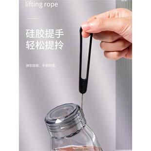 塑料杯耐高温杯子男生简约水壶透明矿泉小水瓶式高颜值便携水杯女