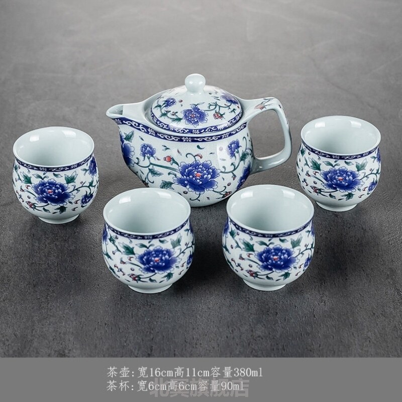 防烫隔热功夫茶具大茶壶茶杯日式茶具套装家用简约陶瓷一壶二杯