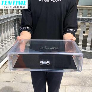 压克力透明一部学生手机自律带锁加厚充电收纳保管盒存放上班禁用