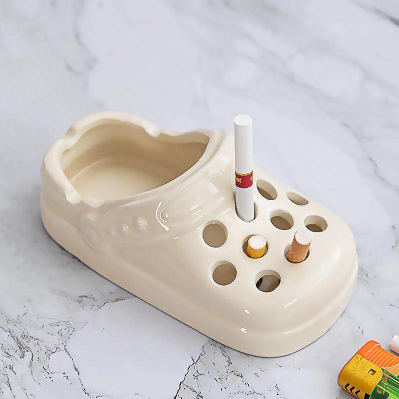 洞洞鞋菸灰缸陶瓷菸灰缸大容量创意个性菸缸家用车载办公室时尚,节庆用品/礼品,时尚烟灰缸,淘宝优惠券,粉丝福利购,淘宝优惠卷