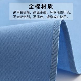 新款纯棉餐巾高档白色口布折花餐垫酒店专用擦杯布吸水红色加厚