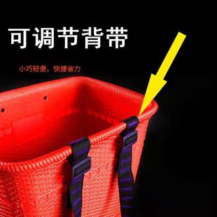 背带背系布背篓尼龙加厚加宽家用箩筐夹箩绳塑料背筐背篼绳子带子