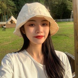 化疗后女士光头帽夏季薄款产后月子帽手术后专用睡觉帽子包头帽黑