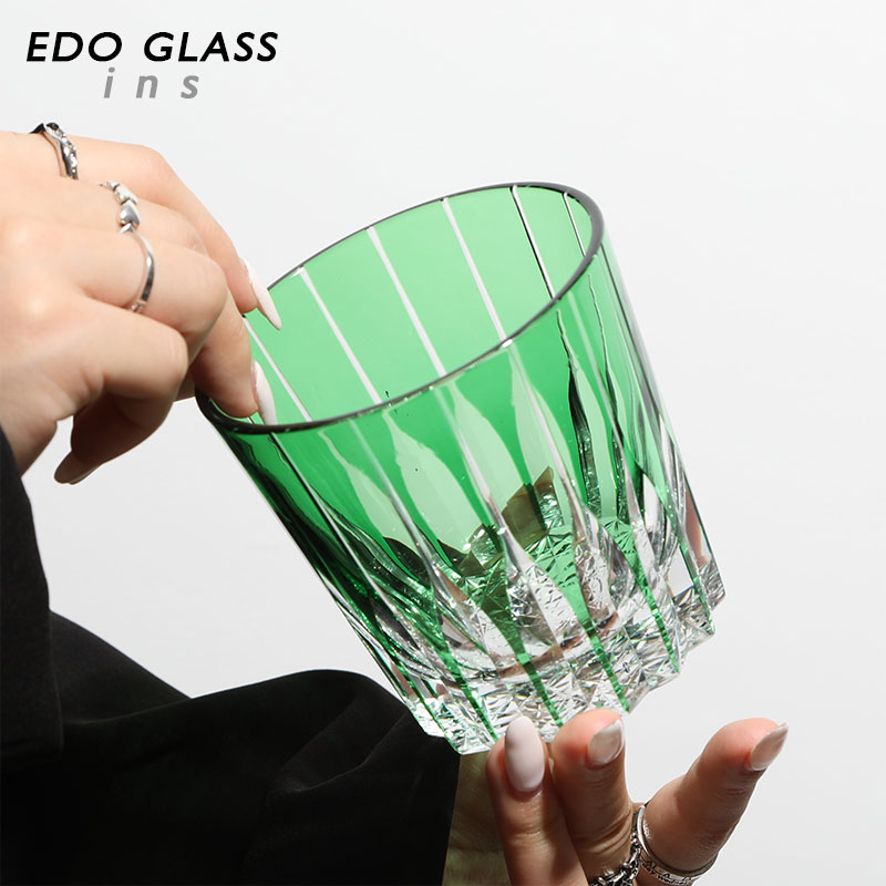 限定星芒杯江户切子酒杯中古杯子