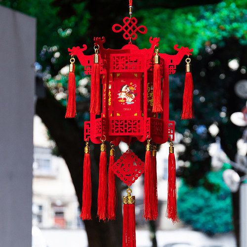 马年新年元旦装饰品场景氛围布置