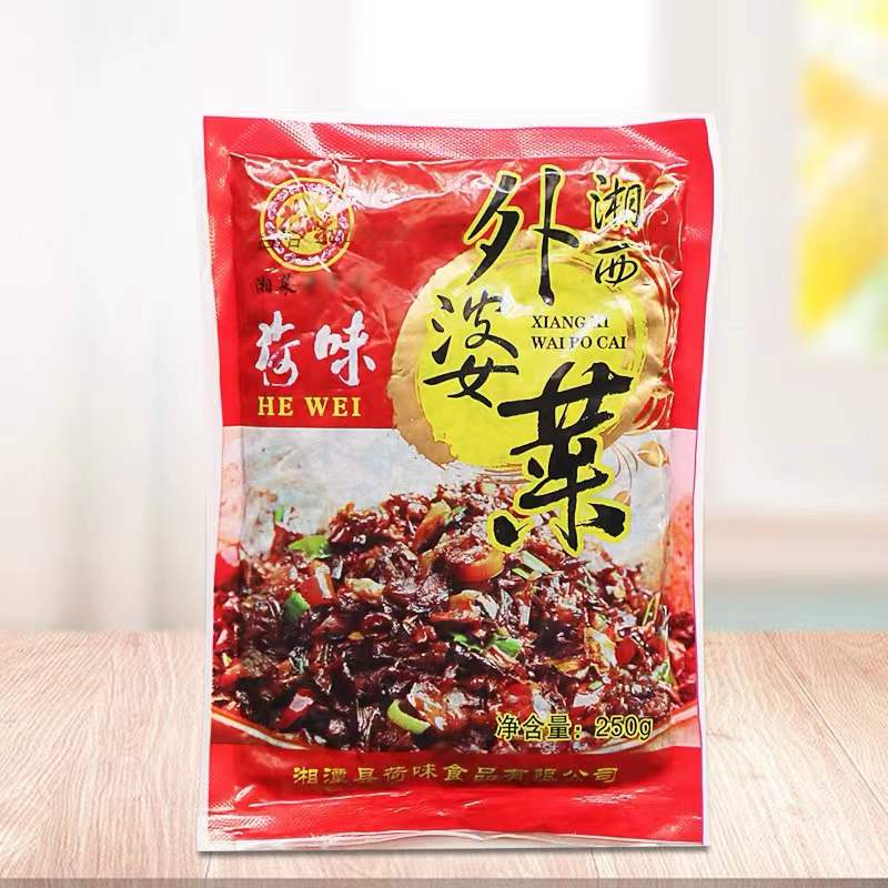 荷味外婆菜下饭菜2021湖南省特产农家萝卜干干豆角白菜干袋装泡菜